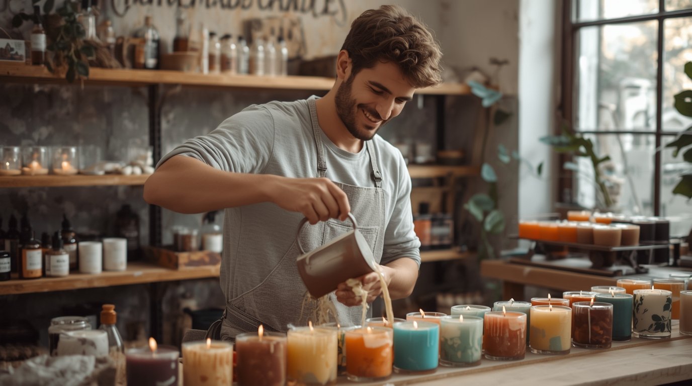 Artisan Candle Pouring Workshop